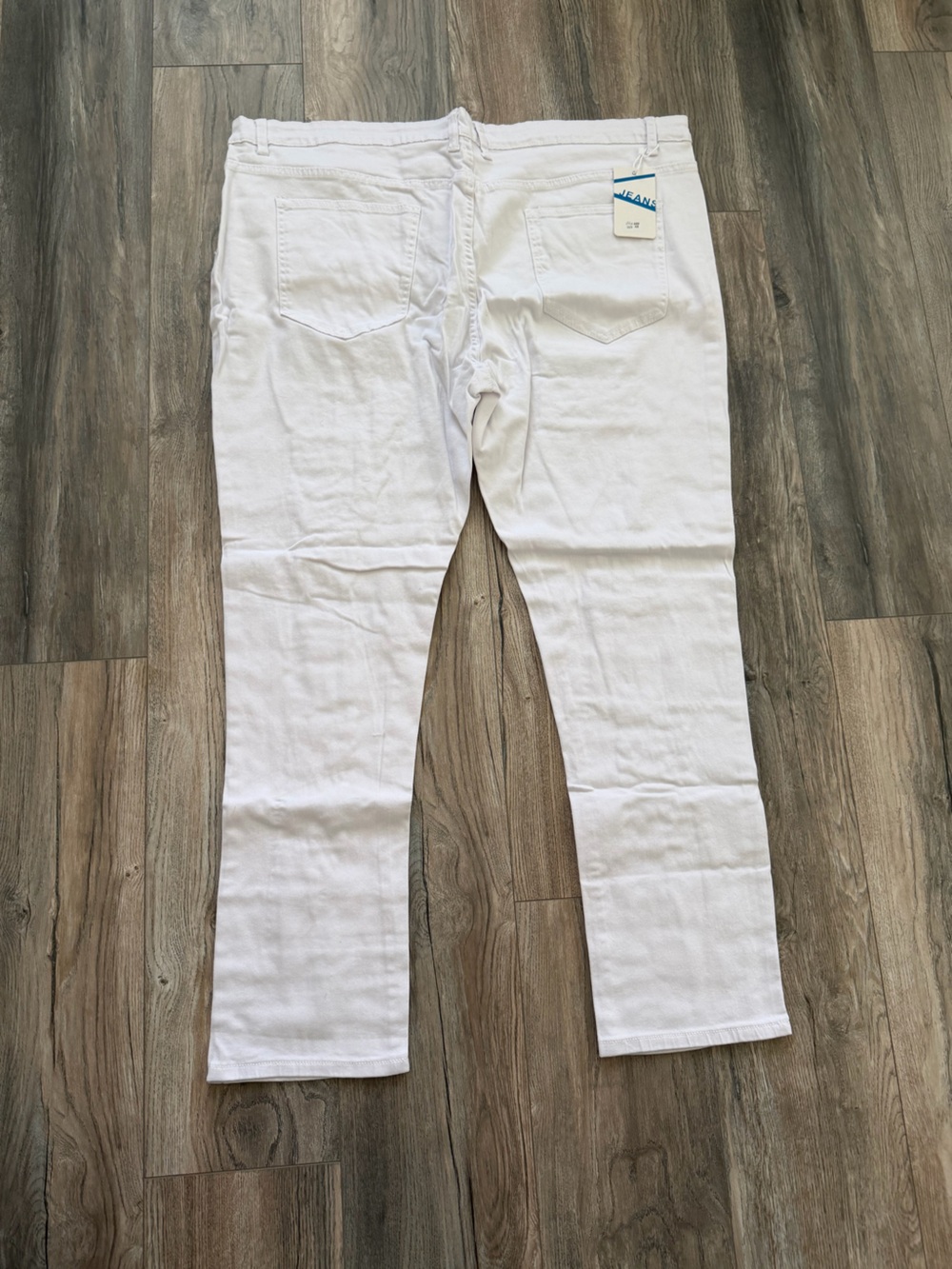 Men’s Jeans Denim White size XXL 48 New with tag stretch - Picture 4 of 5